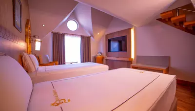 Turecko - Side - Hotel Royal Dragon - rodinná izba (mezonet) Turecko - Side - Hotel Royal Dragon - rodinná izba (mezonet)