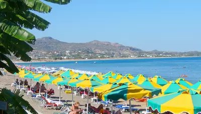 Rhodos - Kolymbia - pláž Rhodos - Kolymbia - pláž