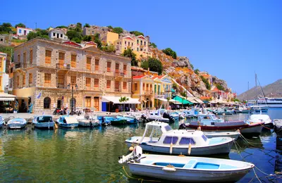Grécko - Rhodos - Ostrov Symi - prístav