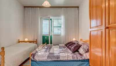 Chorvátsko - Omiš - Mimice - Villa Leon - apartmán pre 2 až 3 osoby č.2 - spálňa