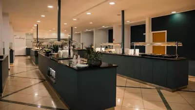 Chorvátsko - Istria - Rabac - hotel Mimosa Lido Palace - reštaurácia Chorvátsko - Istria - Rabac - hotel Mimosa Lido Palace - reštaurácia