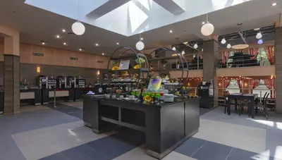 Bulharsko - Slnečné pobrežie - Hotel Effect Grand Victoria - hlavná reštaurácia Bulharsko - Slnečné pobrežie - Hotel Effect Grand Victoria - hlavná reštaurácia