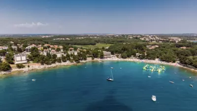 Chorvátsko - Pula-Banjole - Hotel Centinera - pohľad na stredisko Chorvátsko - Pula-Banjole - Hotel Centinera - pohľad na stredisko