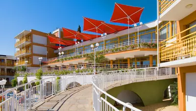 Bulharsko - Slnečné pobrežie - Hotel Nessebar Beach - terasa Bulharsko - Slnečné pobrežie - Hotel Nessebar Beach - terasa