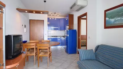 Bibione-Rezidencia Eurostar - apartmán C5+2 - obývacia miestnosť Bibione-Rezidencia Eurostar - apartmán C5+2 - obývacia miestnosť