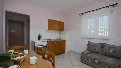 Chovátsko - Vodice - Srima - apartmány Filica - apartmán 1/2+2 - denná miestnosť Chovátsko - Vodice - Srima - apartmány Filica - apartmán 1/2+2 - denná miestnosť