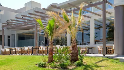 Kréta - Adelianos Kampos - Hotel Ydoria Resort - záhrada Kréta - Adelianos Kampos - Hotel Ydoria Resort - záhrada