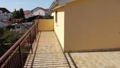 Chorvátsko - Vodice - Srima - apartmány Dane - terasa Chorvátsko - Vodice - Srima - apartmány Dane - terasa