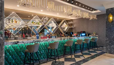 Turecko - Alanya - Aria Resort & Spa - lobby bar Turecko - Alanya - Aria Resort & Spa - lobby bar
