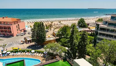 Bulharsko - Slnečné pobrežie - Hotel Astoria a Orel - výhľad Bulharsko - Slnečné pobrežie - Hotel Astoria a Orel - výhľad