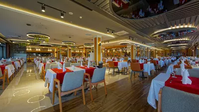 Turecko - Side - hotel Diamond De Luxe - hlavná reštaurácia