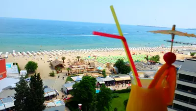Bulharsko - Slnečné pobrežie - Hotel Orel - výhľad z izby Bulharsko - Slnečné pobrežie - Hotel Orel - výhľad z izby
