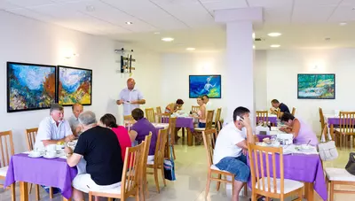 Chorvátsko - Podgora - Hotel Sirena - reštaurácia