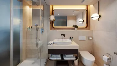 Chorvátsko - o.Rab - Suha Punta - Arba Resort - izba - kúpeľňa Chorvátsko - o.Rab - Suha Punta - Arba Resort - izba - kúpeľňa