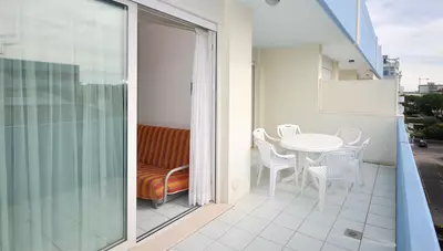 Taliansko - Bibione - Spiaggia - Rezidencia Villa Mara - apartmán C1 4+2 - terasa Taliansko - Bibione - Spiaggia - Rezidencia Villa Mara - apartmán C1 4+2 - terasa