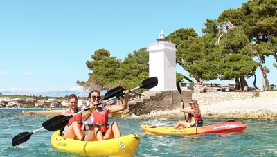 Chorvátsko - Petrčane - hotel Pinija - šport - kajak