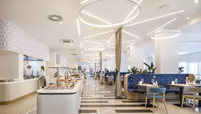 Chorvátsko - o.Rab - Suha Punta - Valamar Carolina Hotel & Villas - reštaurácia Mediterraneo Chorvátsko - o.Rab - Suha Punta - Valamar Carolina Hotel & Villas - reštaurácia Mediterraneo