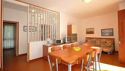 Taliansko - Bibione - Lido del Sole - Villa Gabbiano - denná miestnosť Taliansko - Bibione - Lido del Sole - Villa Gabbiano - denná miestnosť