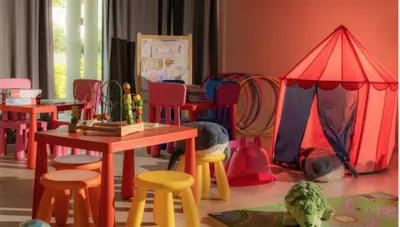 Chorvátsko - ostrov Pag - Pag - hotel Pagus - detský kútik Chorvátsko - ostrov Pag - Pag - hotel Pagus - detský kútik