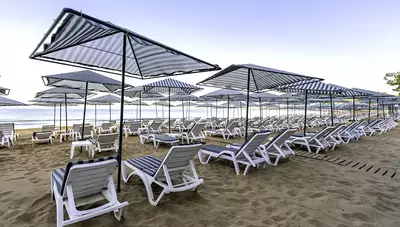 Turecko - Alanya - Hotel Aska Just In Beach - pláž