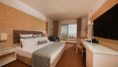 Bulharsko - Slnečné pobrežie - hotel Dreams Sunny Beach Resort & Spa - izba typu Preffered Club priamo orientovaná na morskú stranu