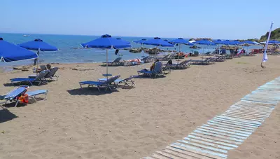 Rhodos - Faliraki - Štúdiá Elpida Beach - pláž Rhodos - Faliraki - Štúdiá Elpida Beach - pláž