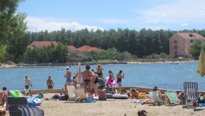 Chorvátsko - Privlaka (Zadar) - Apartmány - pláž