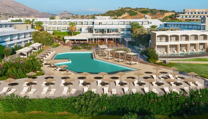 Rhodos - Kolymbia - Hotel Lutania Beach - hotel s bazénom