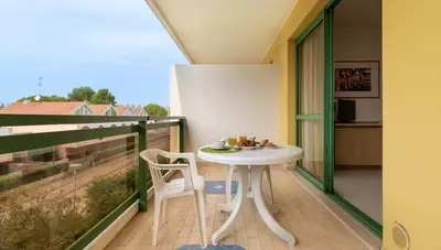 Taliansko - Bibione - Spiaggia - Apartmány Croce del Sud - apt B3+2 - balkón