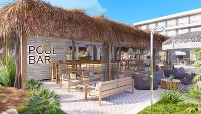 Chorvátsko - Stari Grad - Hvar PLACESHOTEL - bar pri bazéne