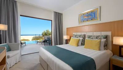 Rhodos - Kiotari - hotel Lindos Imperial Resort - rodinná izba so súkromným bazénom