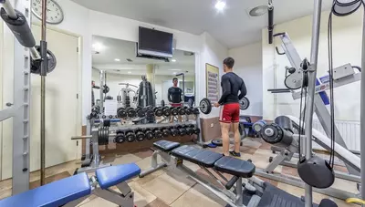 Chorvátsko - Vodice - hotel Punta - fitness centrum Chorvátsko - Vodice - hotel Punta - fitness centrum